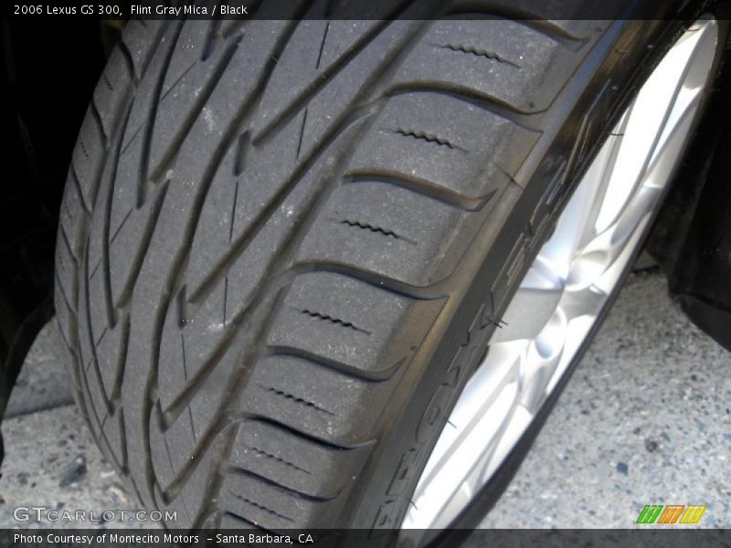 Flint Gray Mica / Black 2006 Lexus GS 300