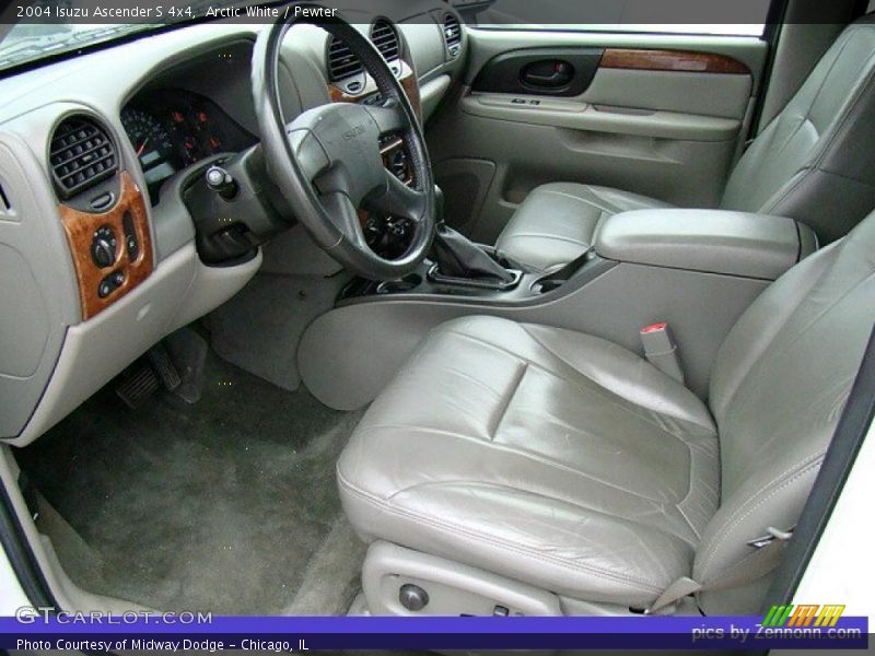 Arctic White / Pewter 2004 Isuzu Ascender S 4x4