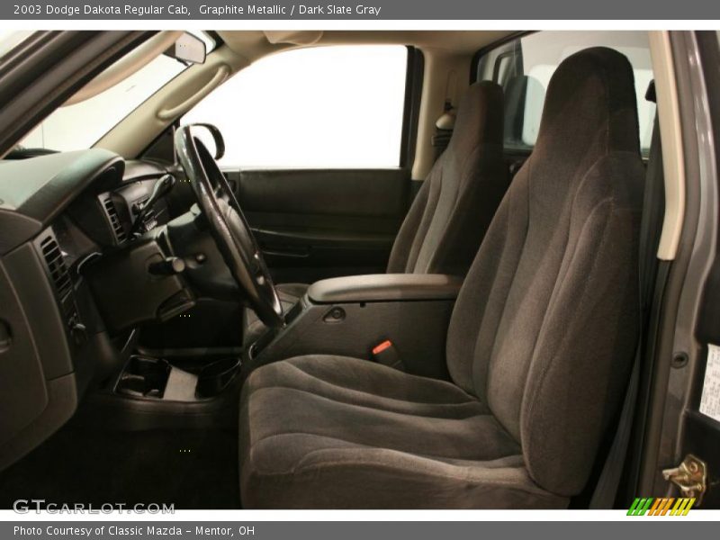Graphite Metallic / Dark Slate Gray 2003 Dodge Dakota Regular Cab