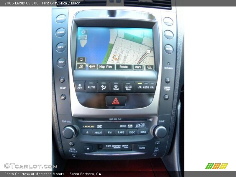 Flint Gray Mica / Black 2006 Lexus GS 300