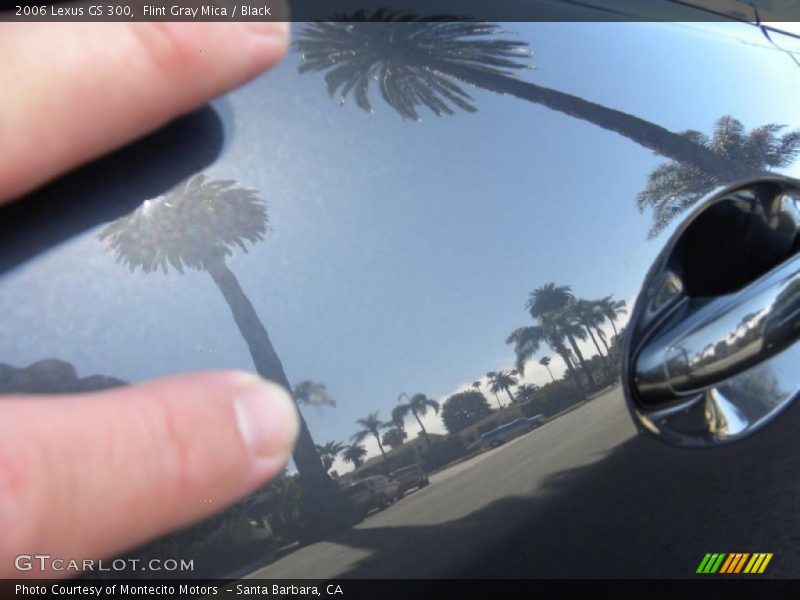 Flint Gray Mica / Black 2006 Lexus GS 300