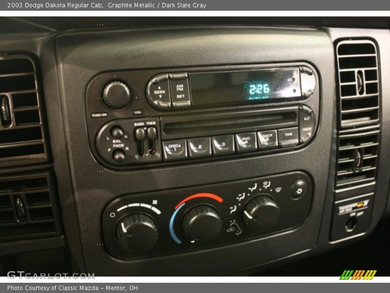 Graphite Metallic / Dark Slate Gray 2003 Dodge Dakota Regular Cab