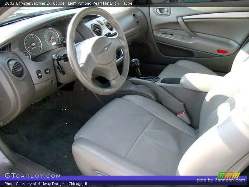 Light Almond Pearl Metallic / Taupe 2003 Chrysler Sebring LXi Coupe