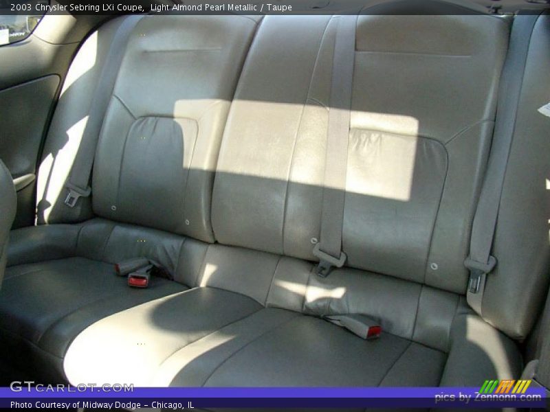 Light Almond Pearl Metallic / Taupe 2003 Chrysler Sebring LXi Coupe