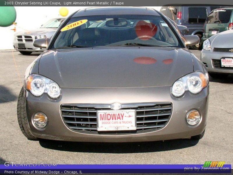 Light Almond Pearl Metallic / Taupe 2003 Chrysler Sebring LXi Coupe