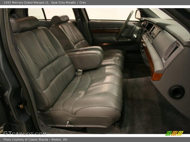 Opal Grey Metallic / Grey 1993 Mercury Grand Marquis LS