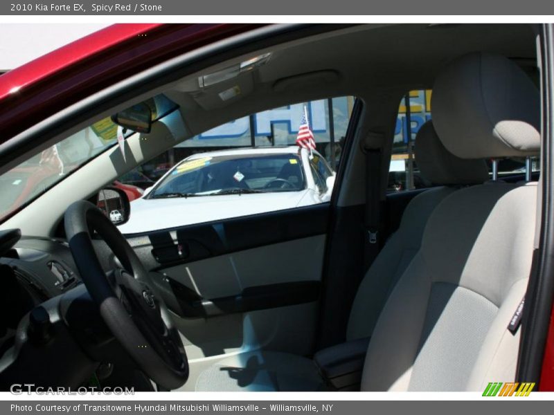 Spicy Red / Stone 2010 Kia Forte EX