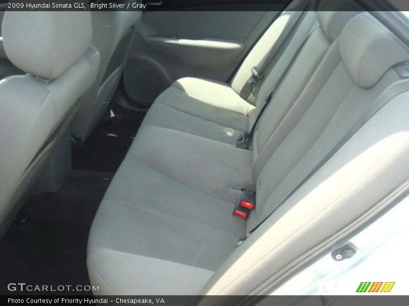Bright Silver / Gray 2009 Hyundai Sonata GLS