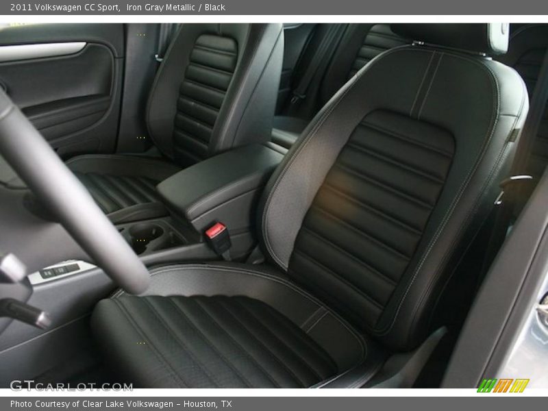 Iron Gray Metallic / Black 2011 Volkswagen CC Sport