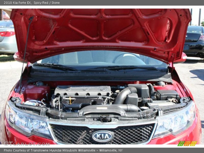 Spicy Red / Stone 2010 Kia Forte EX
