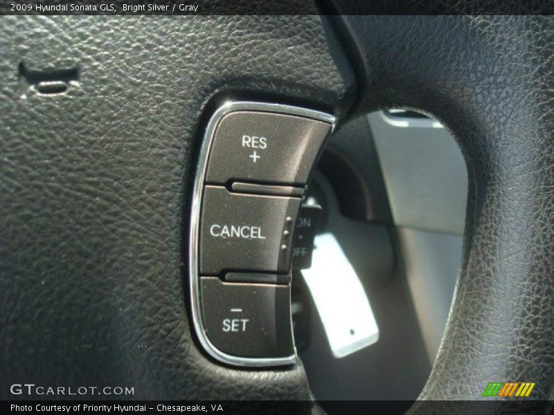 Bright Silver / Gray 2009 Hyundai Sonata GLS