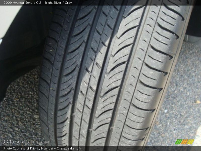 Bright Silver / Gray 2009 Hyundai Sonata GLS