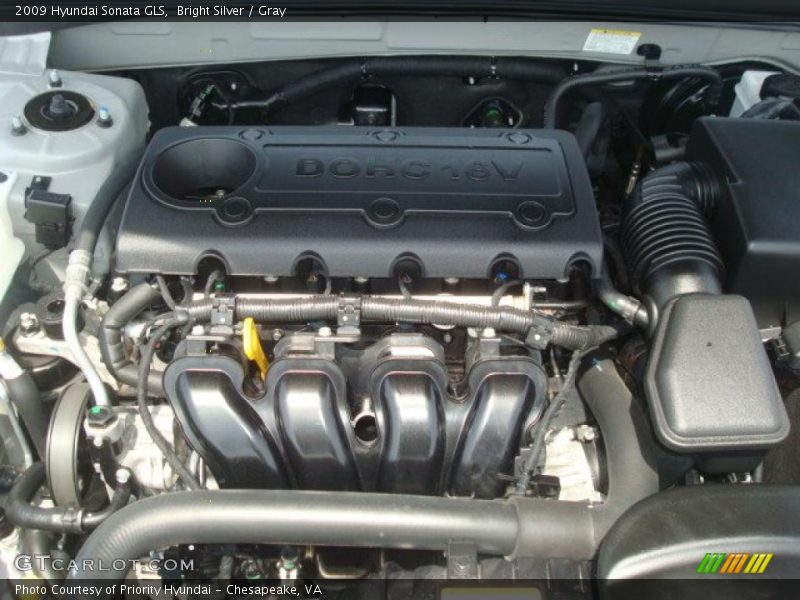 Bright Silver / Gray 2009 Hyundai Sonata GLS