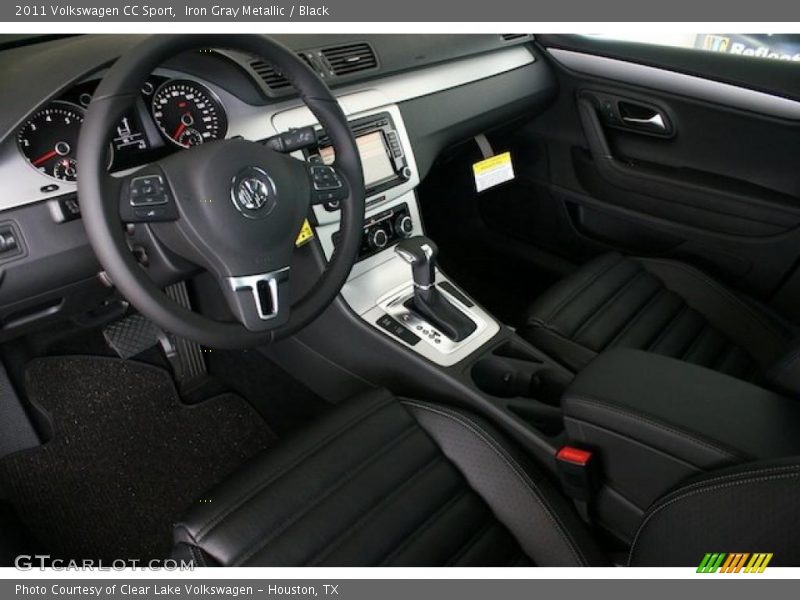 Iron Gray Metallic / Black 2011 Volkswagen CC Sport