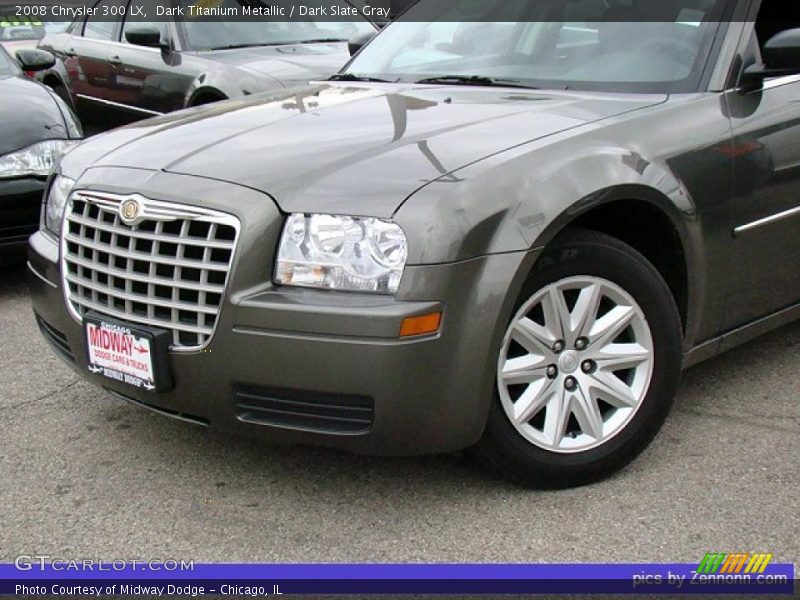 Dark Titanium Metallic / Dark Slate Gray 2008 Chrysler 300 LX