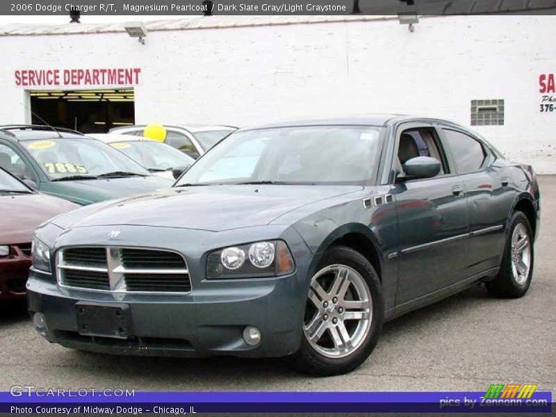 Magnesium Pearlcoat / Dark Slate Gray/Light Graystone 2006 Dodge Charger R/T