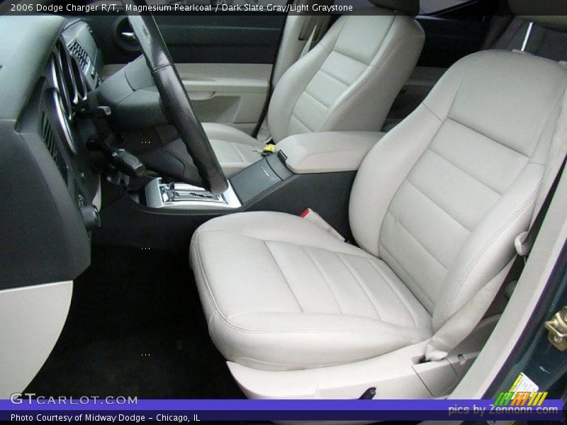 Magnesium Pearlcoat / Dark Slate Gray/Light Graystone 2006 Dodge Charger R/T