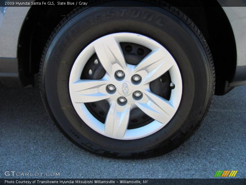 Slate Blue / Gray 2009 Hyundai Santa Fe GLS