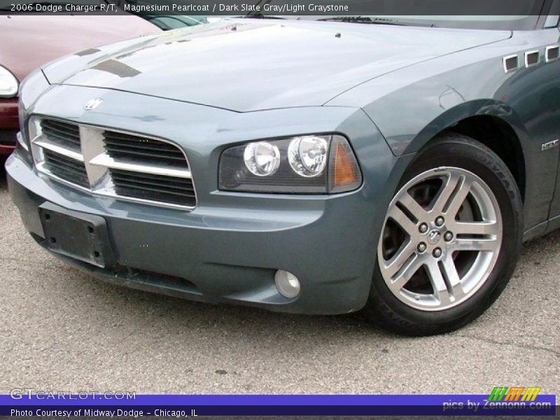 Magnesium Pearlcoat / Dark Slate Gray/Light Graystone 2006 Dodge Charger R/T