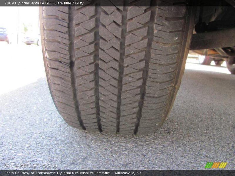 Slate Blue / Gray 2009 Hyundai Santa Fe GLS