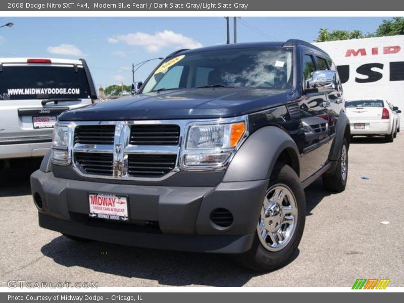 Modern Blue Pearl / Dark Slate Gray/Light Slate Gray 2008 Dodge Nitro SXT 4x4