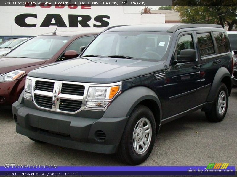 Modern Blue Pearl / Dark Slate Gray/Light Slate Gray 2008 Dodge Nitro SXT 4x4
