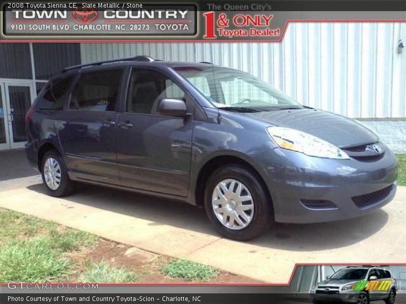 Slate Metallic / Stone 2008 Toyota Sienna CE