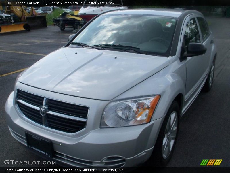 Bright Silver Metallic / Pastel Slate Gray 2007 Dodge Caliber SXT