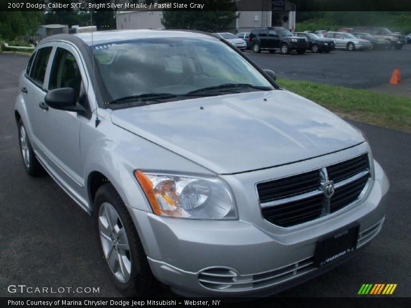 Bright Silver Metallic / Pastel Slate Gray 2007 Dodge Caliber SXT