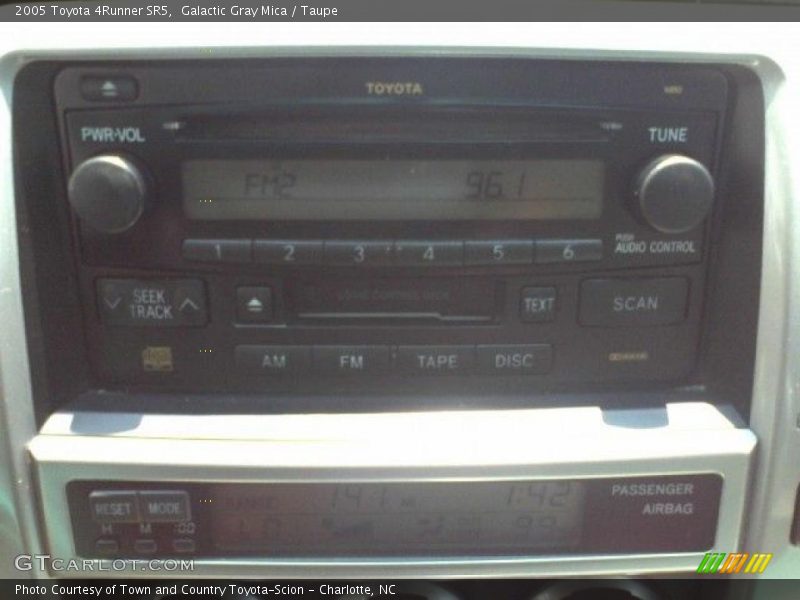 Galactic Gray Mica / Taupe 2005 Toyota 4Runner SR5