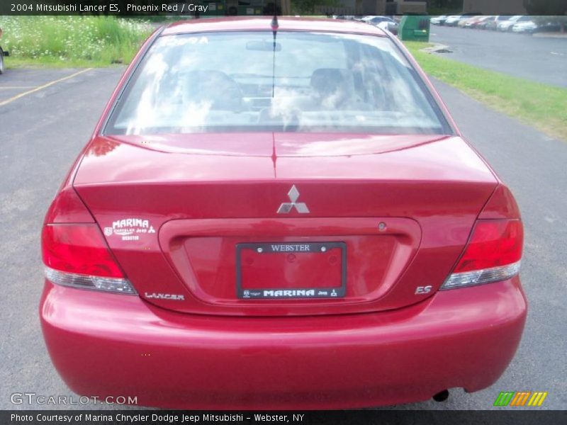 Phoenix Red / Gray 2004 Mitsubishi Lancer ES