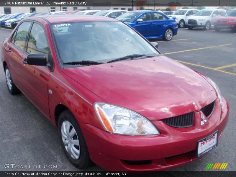 Phoenix Red / Gray 2004 Mitsubishi Lancer ES