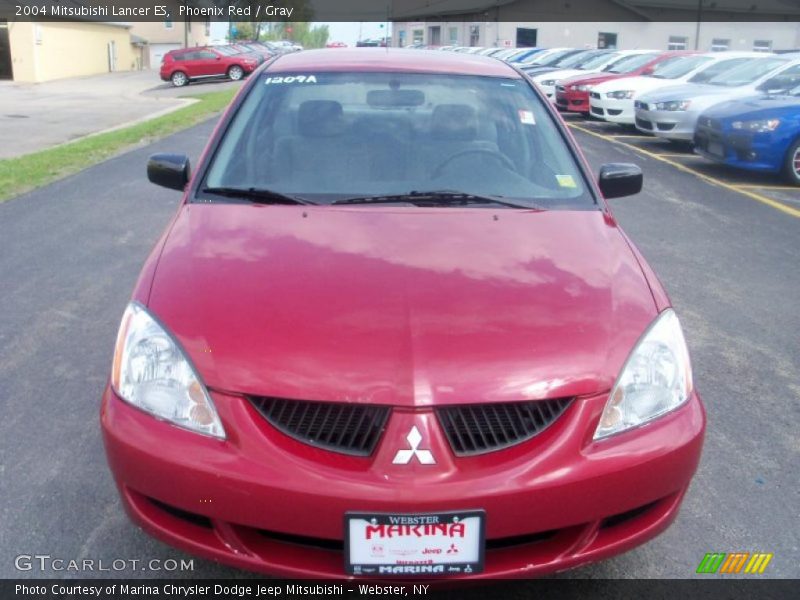 Phoenix Red / Gray 2004 Mitsubishi Lancer ES
