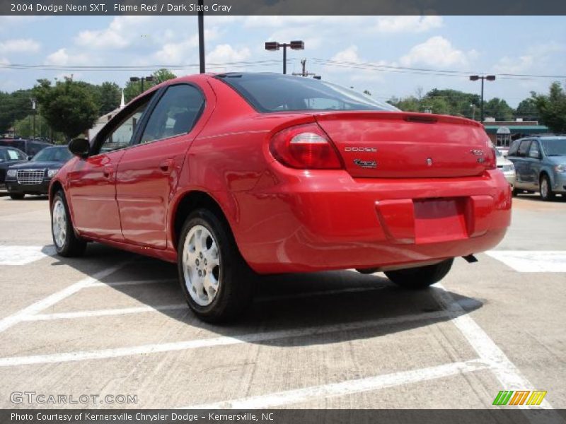 Flame Red / Dark Slate Gray 2004 Dodge Neon SXT