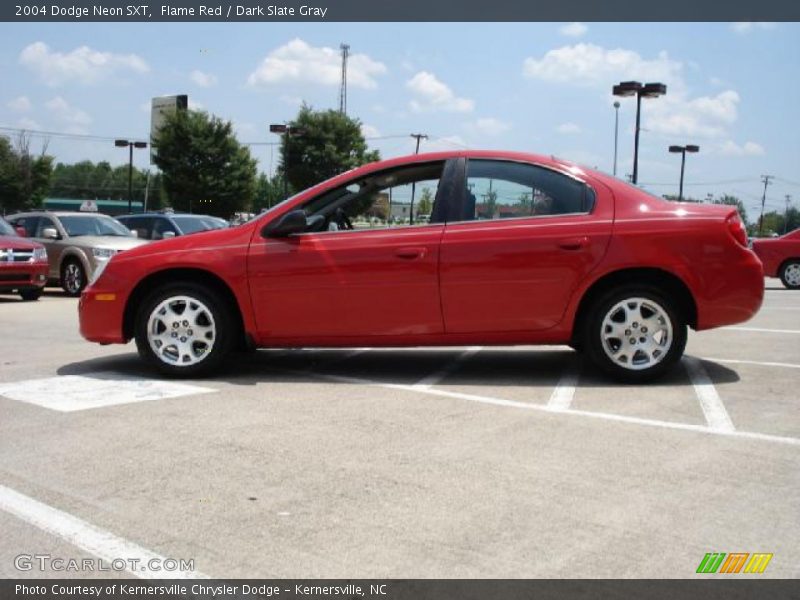 Flame Red / Dark Slate Gray 2004 Dodge Neon SXT