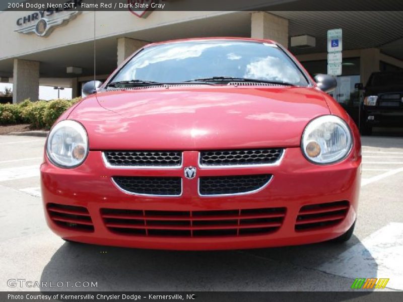 Flame Red / Dark Slate Gray 2004 Dodge Neon SXT