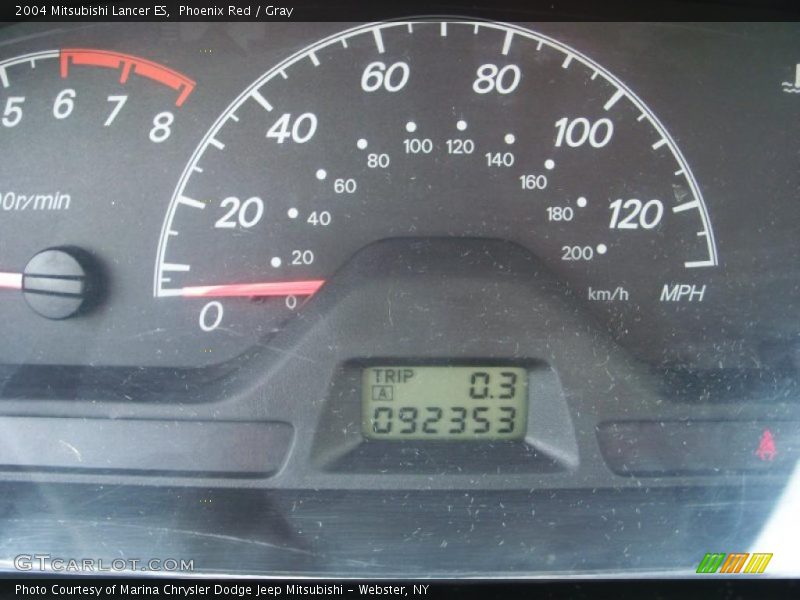 Phoenix Red / Gray 2004 Mitsubishi Lancer ES