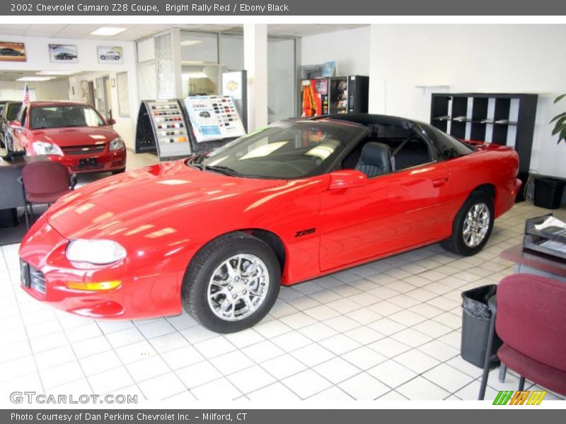 Bright Rally Red / Ebony Black 2002 Chevrolet Camaro Z28 Coupe