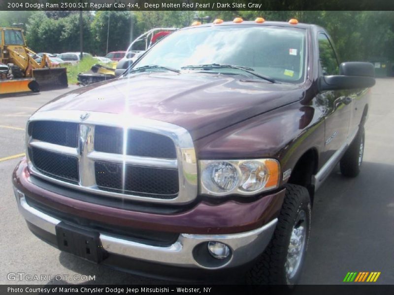 Deep Molten Red Pearl / Dark Slate Gray 2004 Dodge Ram 2500 SLT Regular Cab 4x4