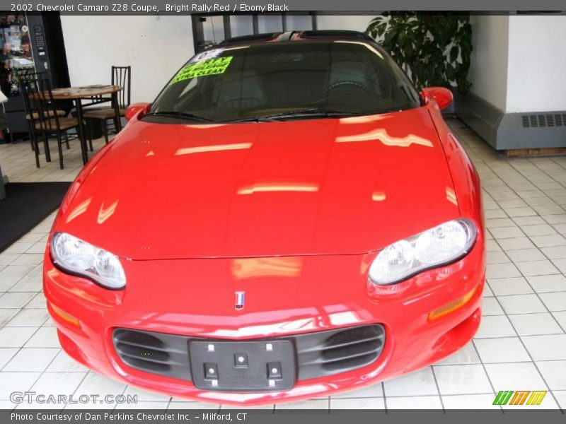 Bright Rally Red / Ebony Black 2002 Chevrolet Camaro Z28 Coupe