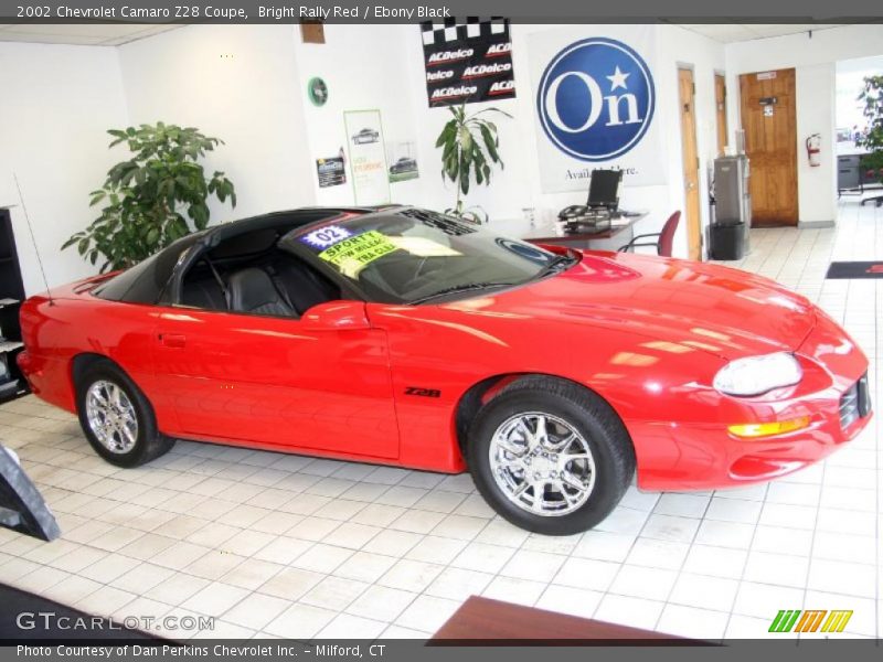 Bright Rally Red / Ebony Black 2002 Chevrolet Camaro Z28 Coupe