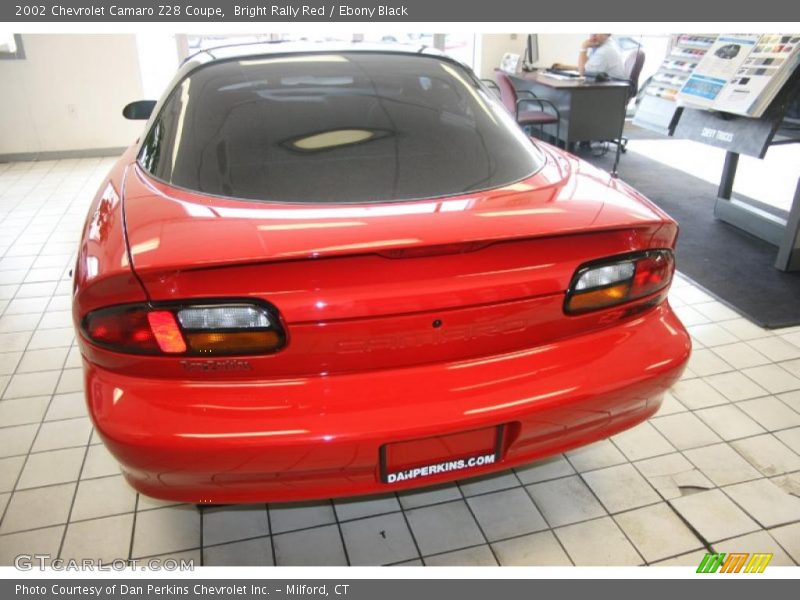 Bright Rally Red / Ebony Black 2002 Chevrolet Camaro Z28 Coupe