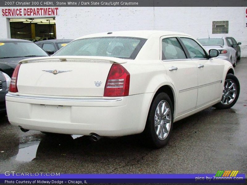 Stone White / Dark Slate Gray/Light Graystone 2007 Chrysler 300 C HEMI