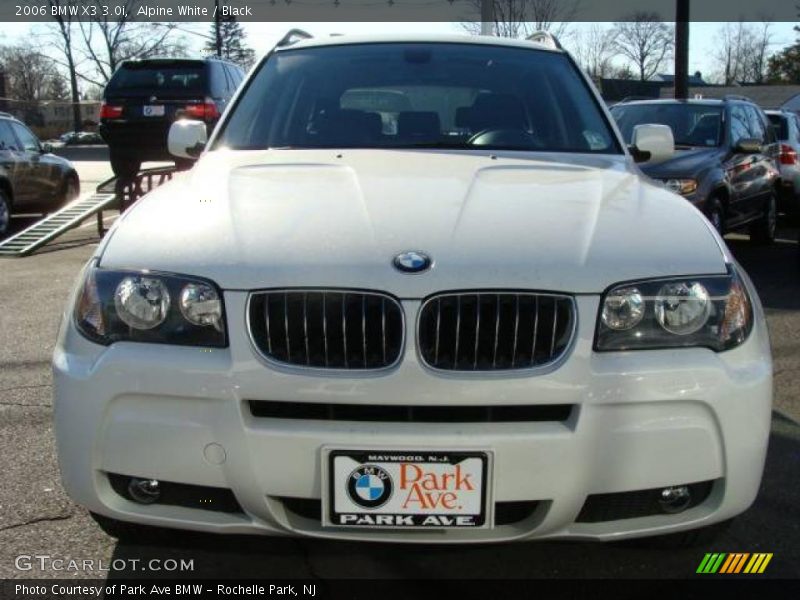 Alpine White / Black 2006 BMW X3 3.0i