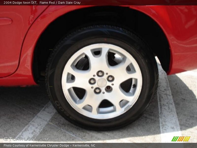 Flame Red / Dark Slate Gray 2004 Dodge Neon SXT