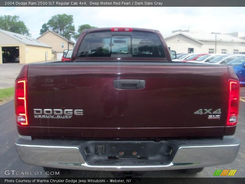 Deep Molten Red Pearl / Dark Slate Gray 2004 Dodge Ram 2500 SLT Regular Cab 4x4