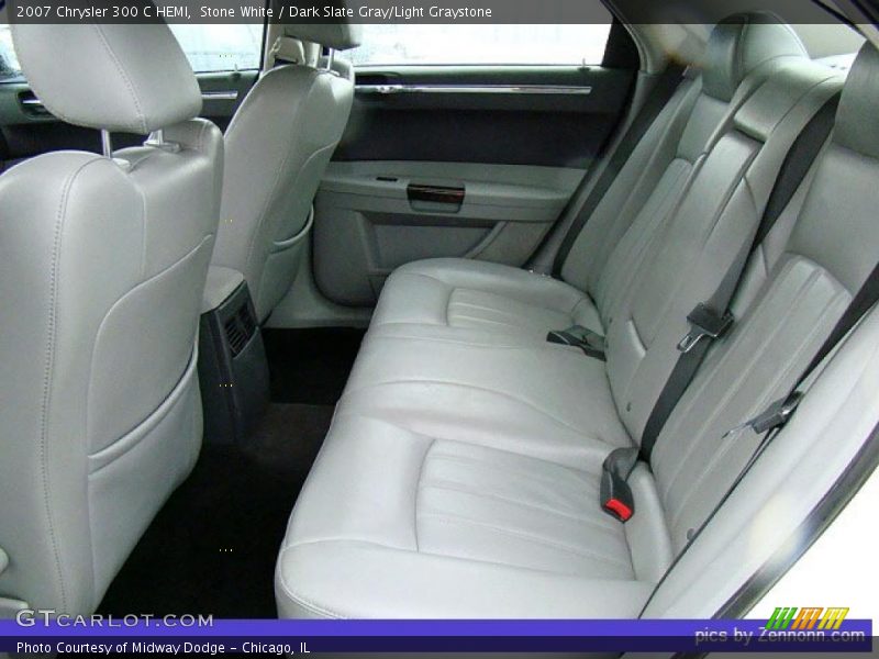 Stone White / Dark Slate Gray/Light Graystone 2007 Chrysler 300 C HEMI