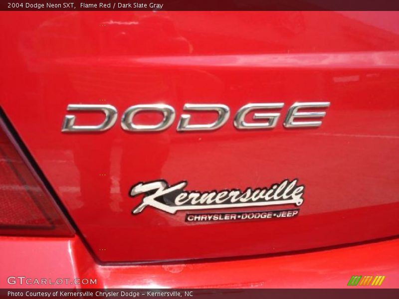 Flame Red / Dark Slate Gray 2004 Dodge Neon SXT