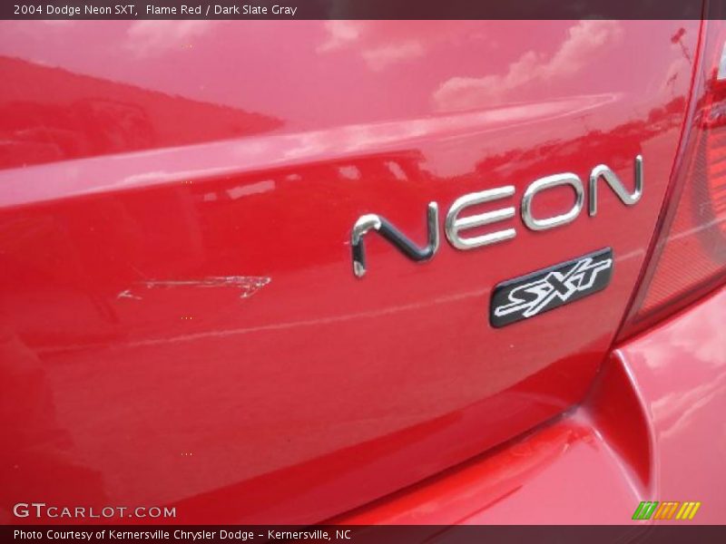 Flame Red / Dark Slate Gray 2004 Dodge Neon SXT