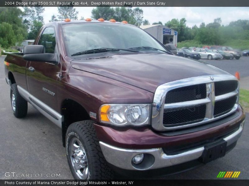 Deep Molten Red Pearl / Dark Slate Gray 2004 Dodge Ram 2500 SLT Regular Cab 4x4
